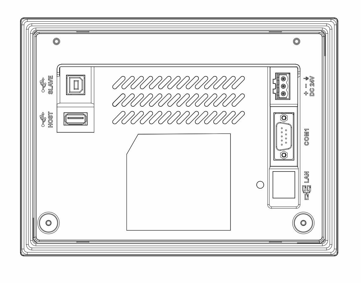 HMI DOP-107BV DELTA панель оператора АСУ ТП