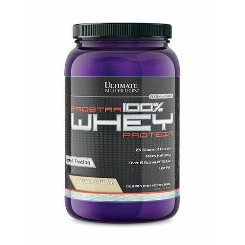 Протеин Prostar Whey 2lb (907 г.) ванильный крем протеин ultimate nutrition prostar 100% whey protein 907 гр малина