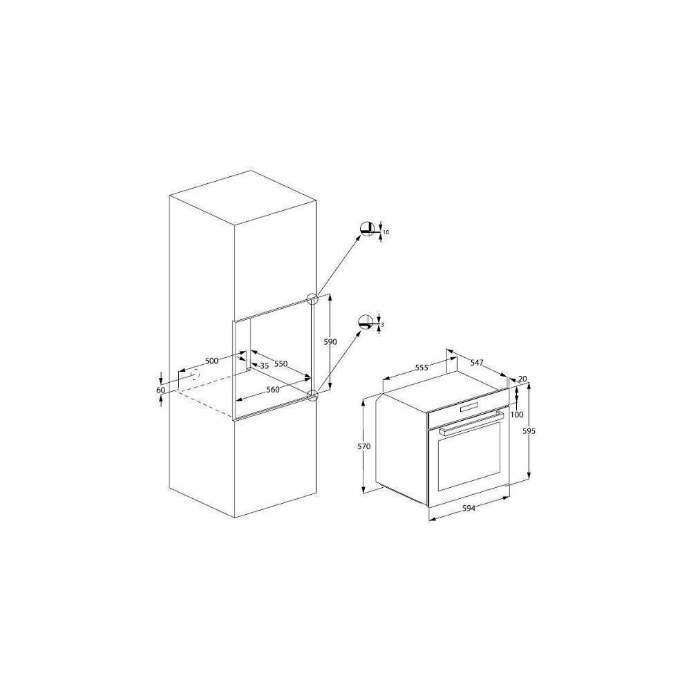 Электрический духовой шкаф Beko - фото №10