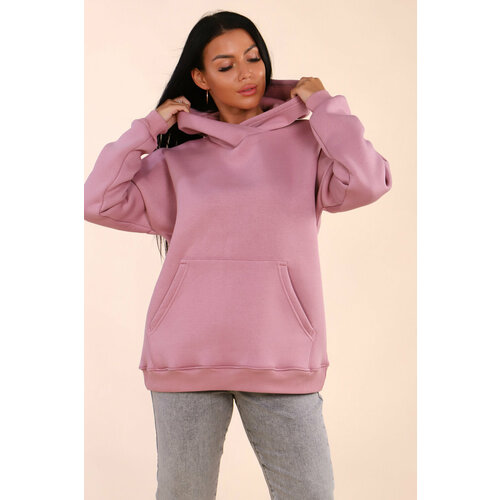 фото Худи руся, размер 54, розовый, мультиколор