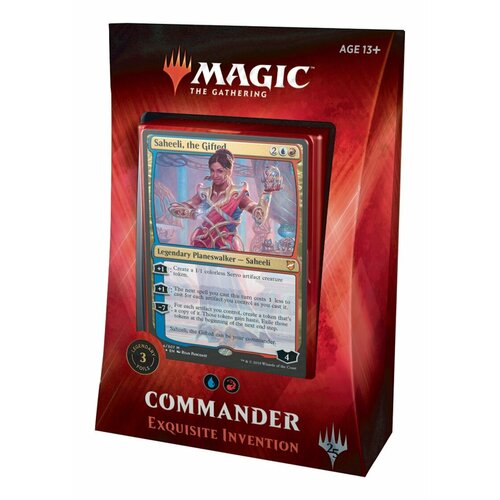 Magic The Gathering: Колода MTG Commander 2018 - Exquisite Inventions на английском коллекционная карточная игра magic the gathering колода карт commander 2019 безжалостная ярость