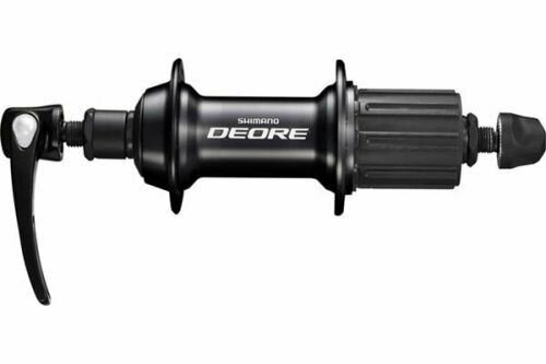 Втулка задняя Shimano T610 Deore: 32 H, 8/9/10 скоростей, QR, цвет чёрный