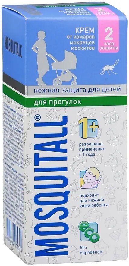 Крем Mosquitall Нежная защита для детей