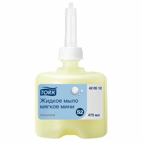 Картридж с жидким мылом одноразовый TORK (Система S2) Advanced 0475 л мягкое 420512