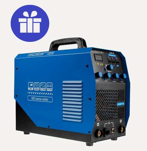 Изображение товара Инверторный аппарат для аргонодуговой сварки SOLARIS TIG-220 AC/DC (AC/DC TIG; HF; MMA; 200 A; 150 В-240 В) (TIG-220ACDC) (TIG-220ACDC)