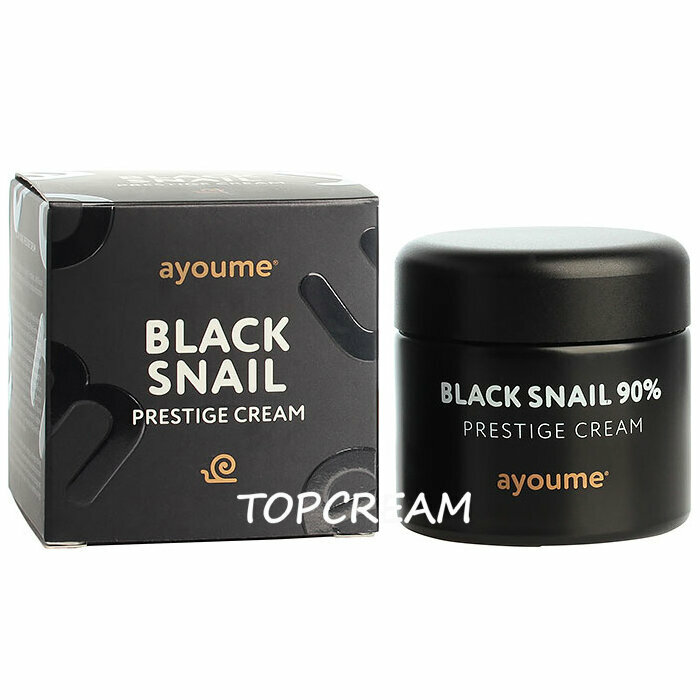 AYOUME Крем для лица с 90% муцином черной улитки 70 мл Black Snail Prestige Cream