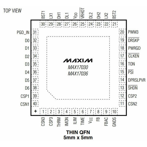 Микросхема MAX17030