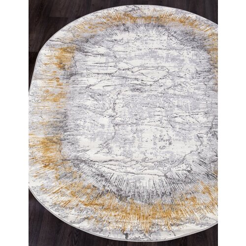 Ковер 9802 - ACIK GRI - Овал - коллекция MODA (1.6-2.3)