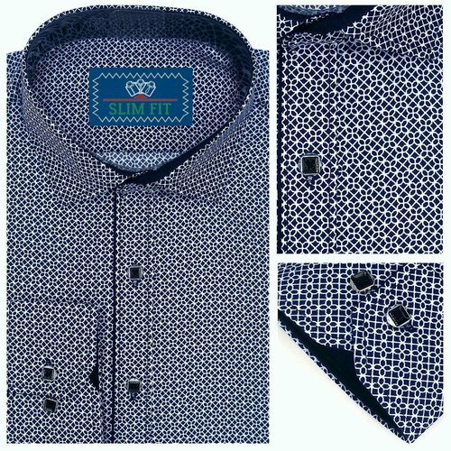 фото Рубашка westcolor, размер 3xl, синий