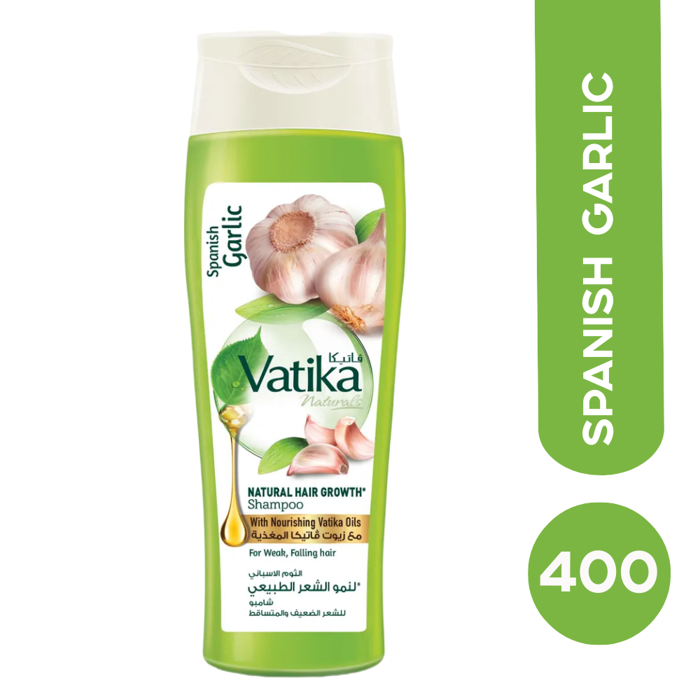 Vatika Garlic Шампунь для волос с экстрактом чеснока 400 мл