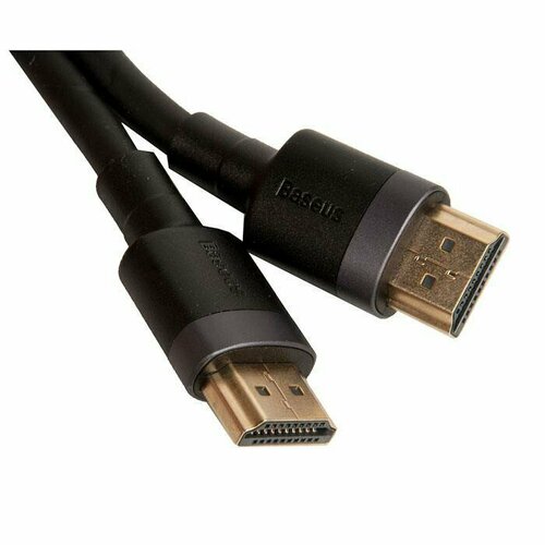 Кабель HDMI BASEUS Cafule, 4KHDMI - 4KHDMI, 1.0 м, черный