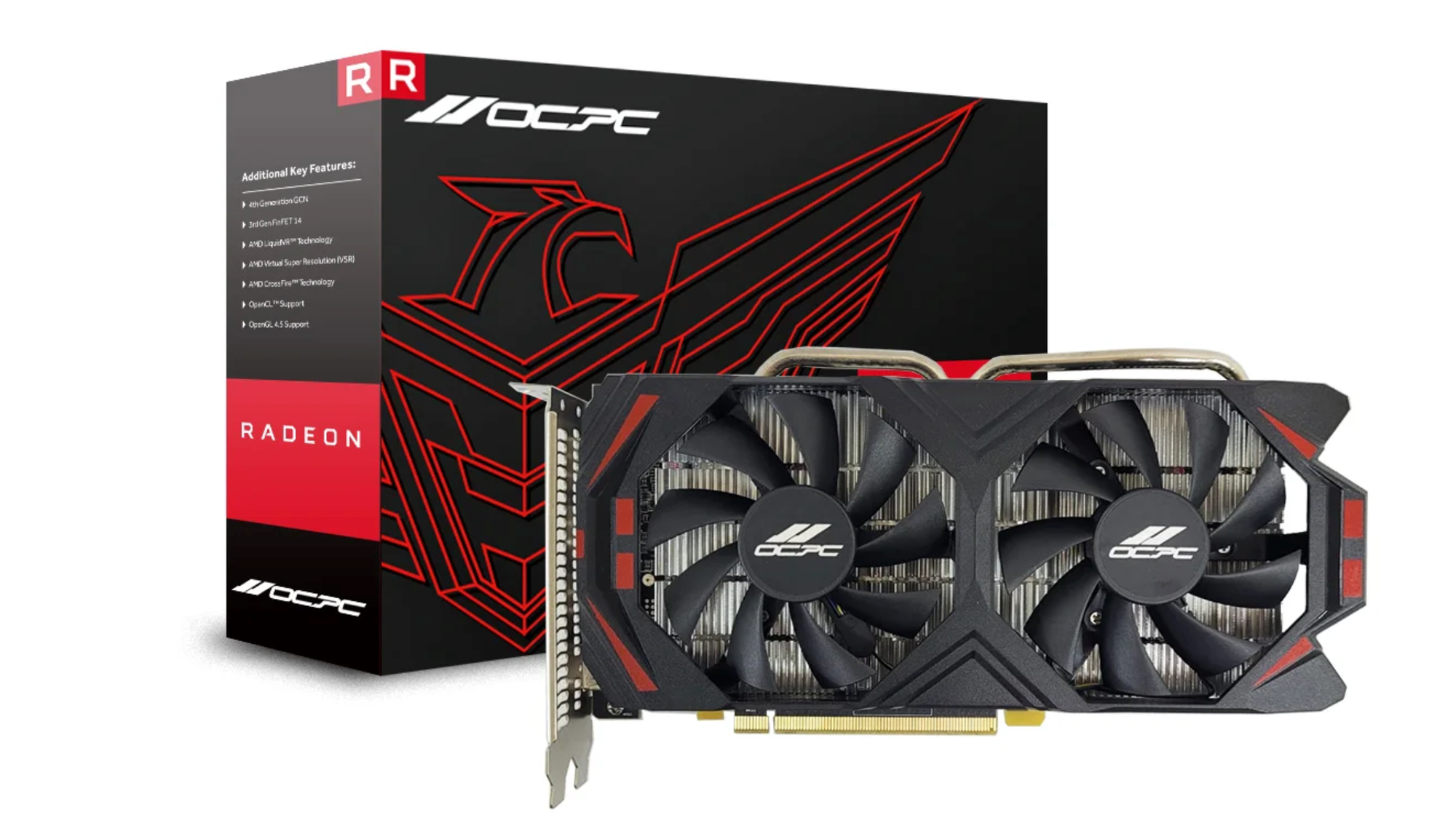 Видеокарта OCPC Radeon RX 580 8Gb GDDR5