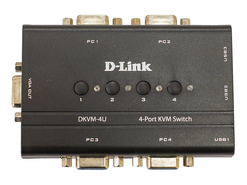 Переключатель KVM D-link DKVM-4U