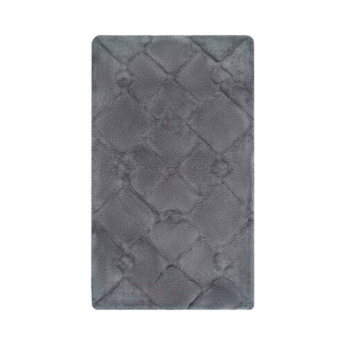 Коврик для ванной FORA FOR-STN60-100BL STONE BLACK хлопковый 60*100см