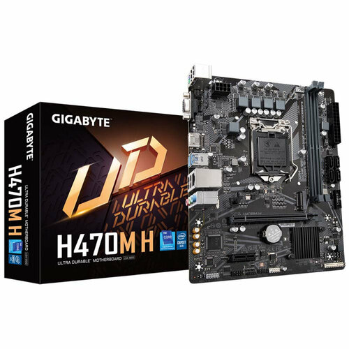 Материнская плата GIGABYTE H470M H LGA1200 mATX 907500₽