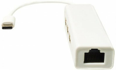 Разветвитель Ks-is USB Type C - 3 x USB 2.0 + RJ-45 LAN (KS-339)