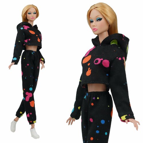 Спортивный костюм Фитоняшка цвета Неоновые краски для кукол 29 см. типа барби куклы и одежда для кукол orange набор одежды бежевый спортивный костюм 35 см