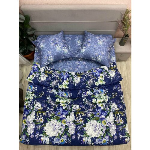 синий, белый, голубой