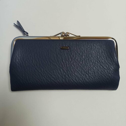 фото Кошелек , фактура тиснение, синий нет бренда