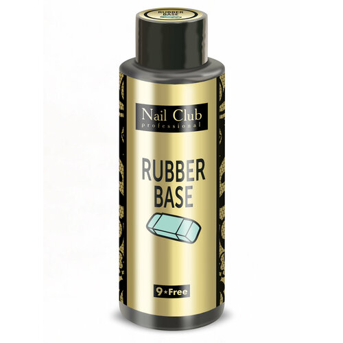Nail Club professional Базовое покрытие для ногтей RUBBER BASE, 100 мл/1 шт. inox nail professional база rubber base 30мл