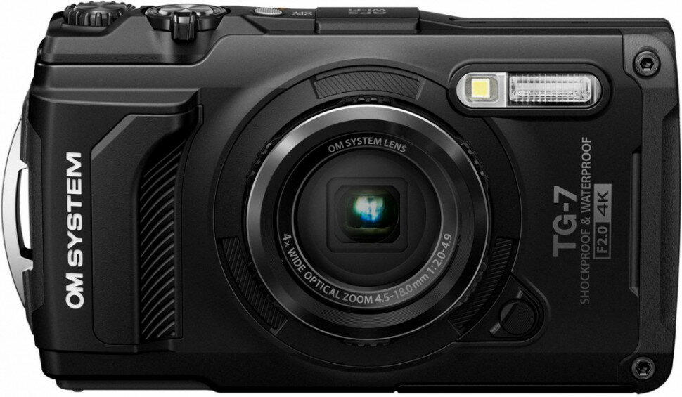 Компактный фотоаппарат Olympus Tough TG-7, черный