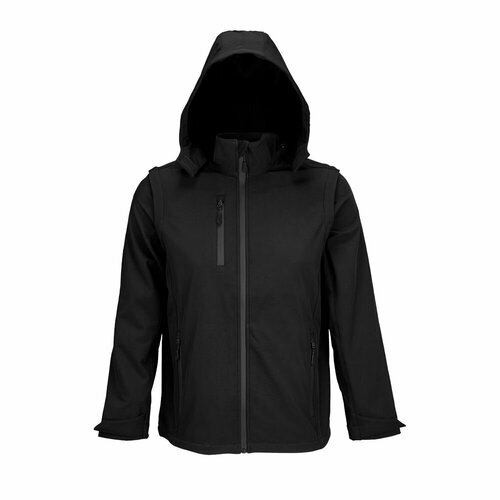 Куртка спортивная Sol's, размер 5XL, черный