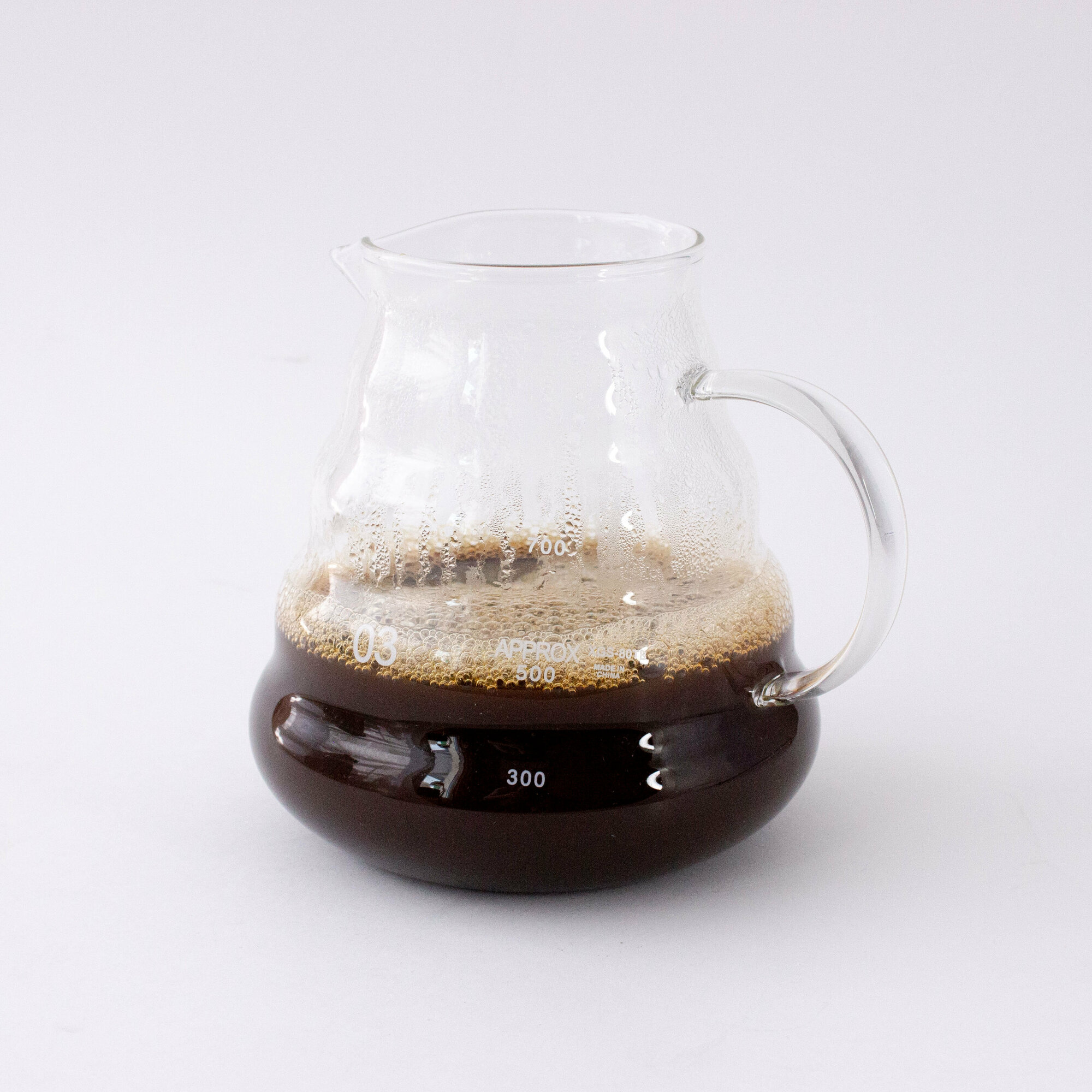 Кофейник-чайник сервировочный стеклянный Agave, стекло, для кофе и чая, универсальный, 300мл — фото 1