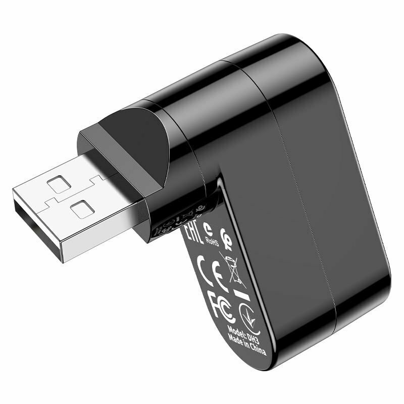 Хаб USB-концентратор Borofone DH3 3xUSB 20 480Mbps