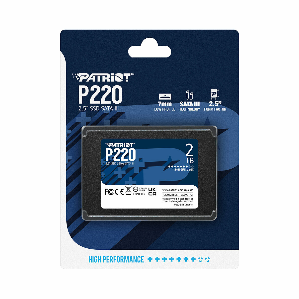 Твердотельный накопитель Patriot P220 2048ГБ, 2.5", SATA III, SATA P220S2TB25 - фото №12