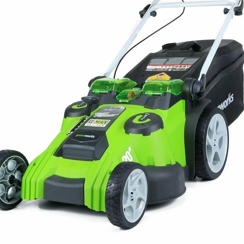 Электрическая газонокосилка Greenworks G40LM49DB G-MAX 40V 49 cm 3-in-1 49