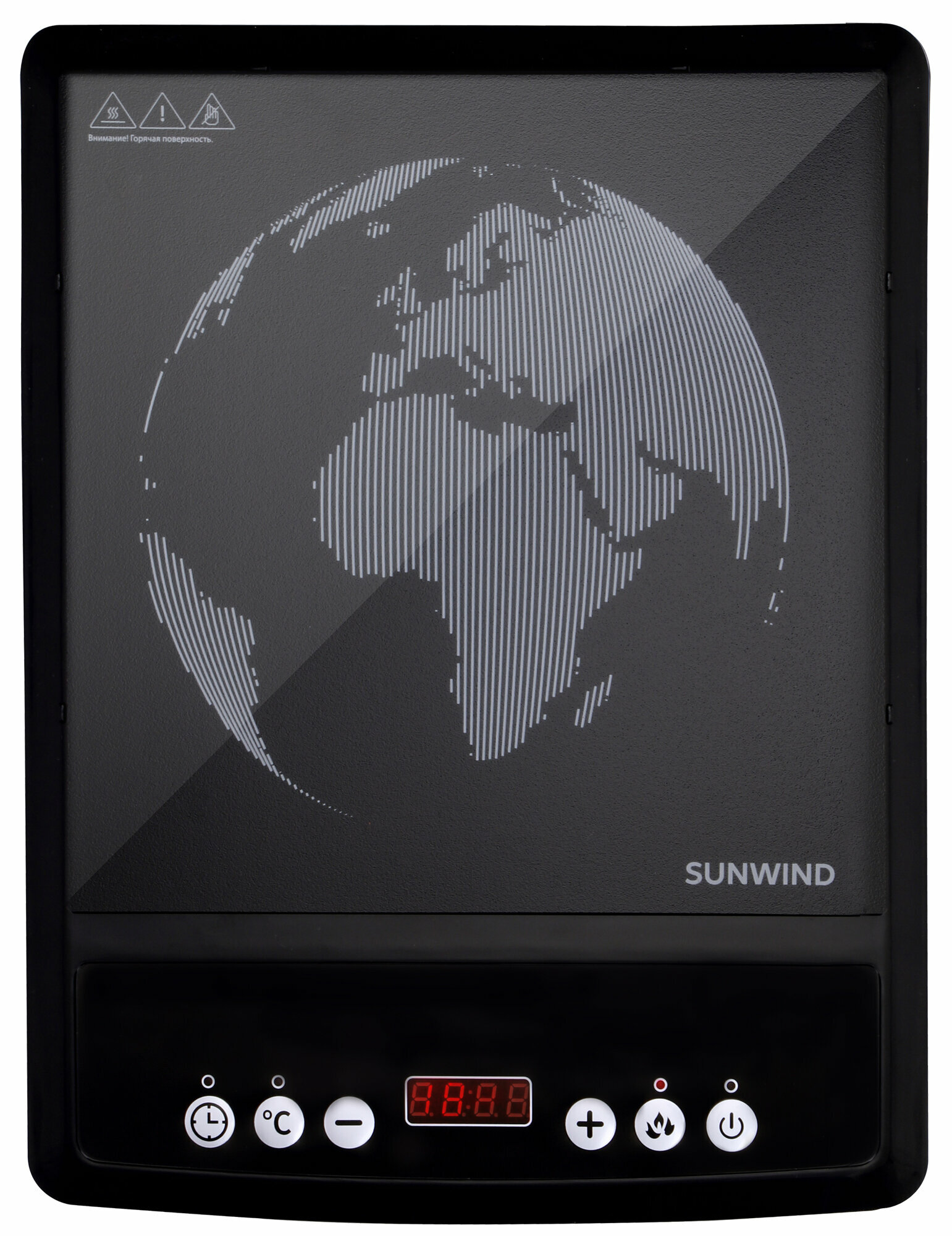 Плита Индукционная SunWind черный стеклокерамика (настольная) - фото №10