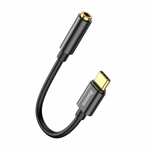 Baseus Переходник Baseus L54 USB-C to 3.5 mm Female Adapter Black черный CATL54-01