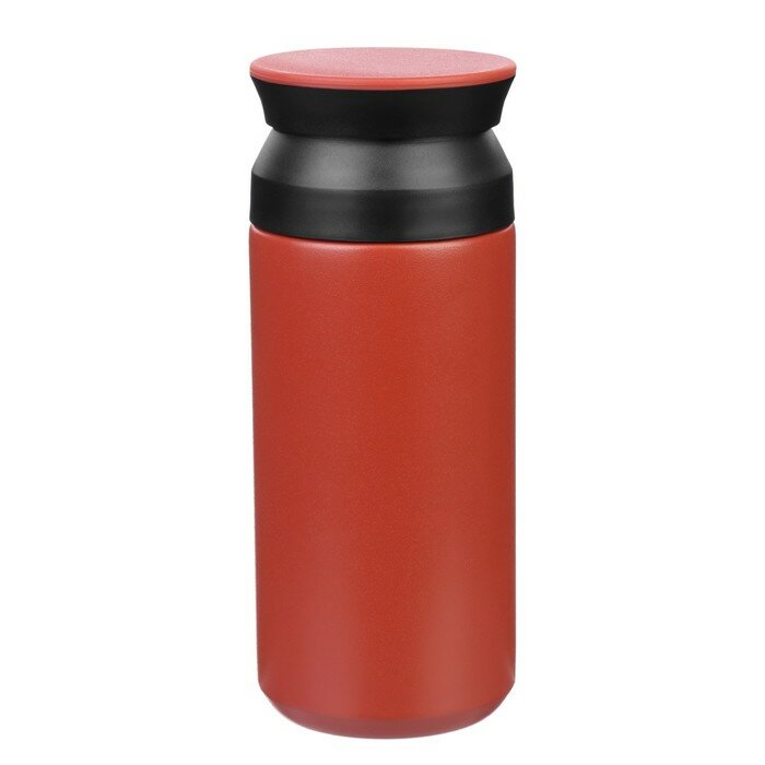 фото Термос, серия: Мини, Traveler, 350 мл, сохраняет тепло 8 ч, 6.5 х 16.5 см, красный