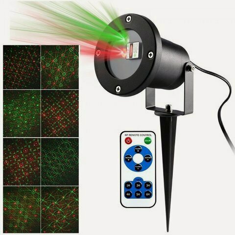 Изображение товара Уличный лазерный проектор с пультом управления Outdoor Waterproof Laser