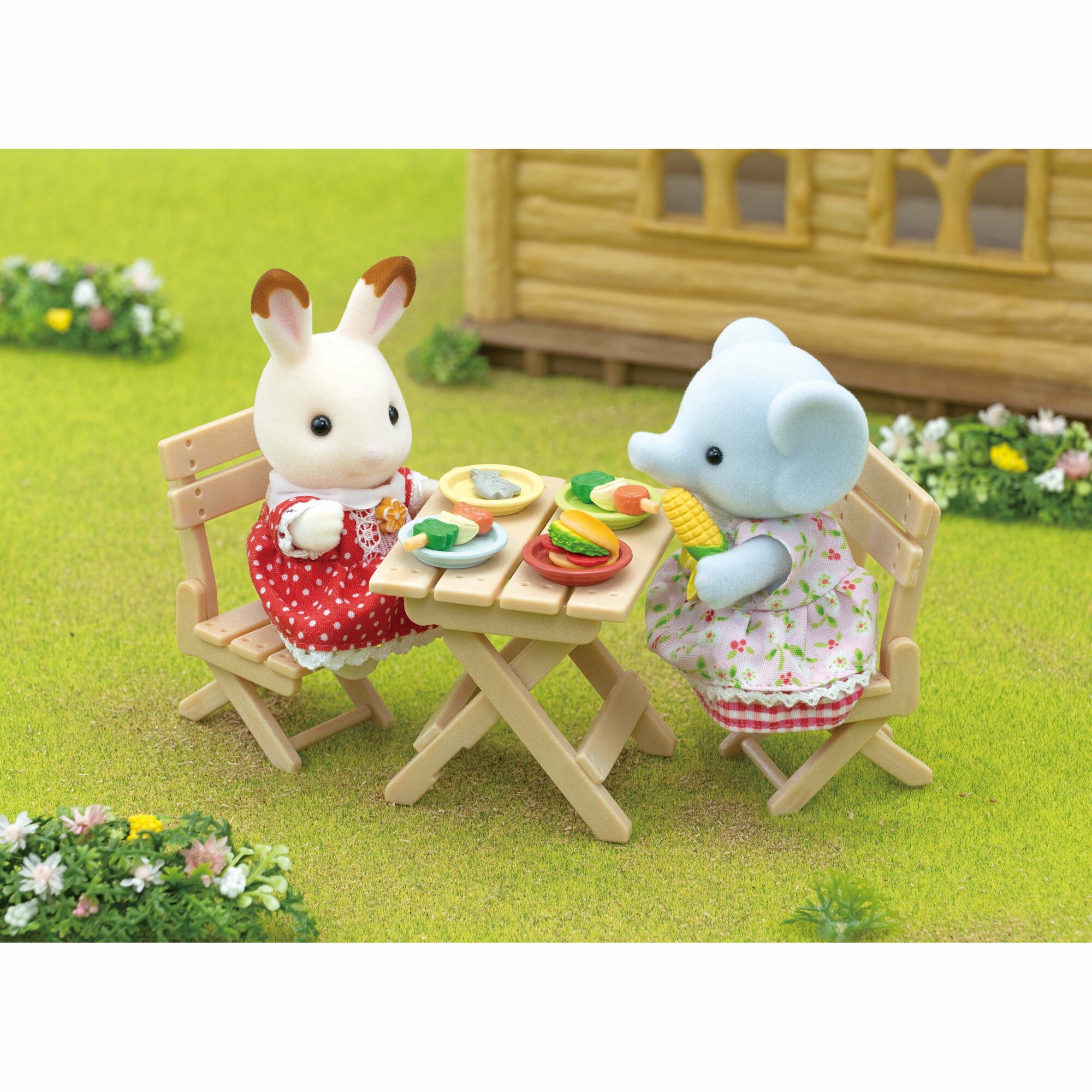 Игровой набор Sylvanian Families Пикник с барбекью для друзей 5640 - фото №7