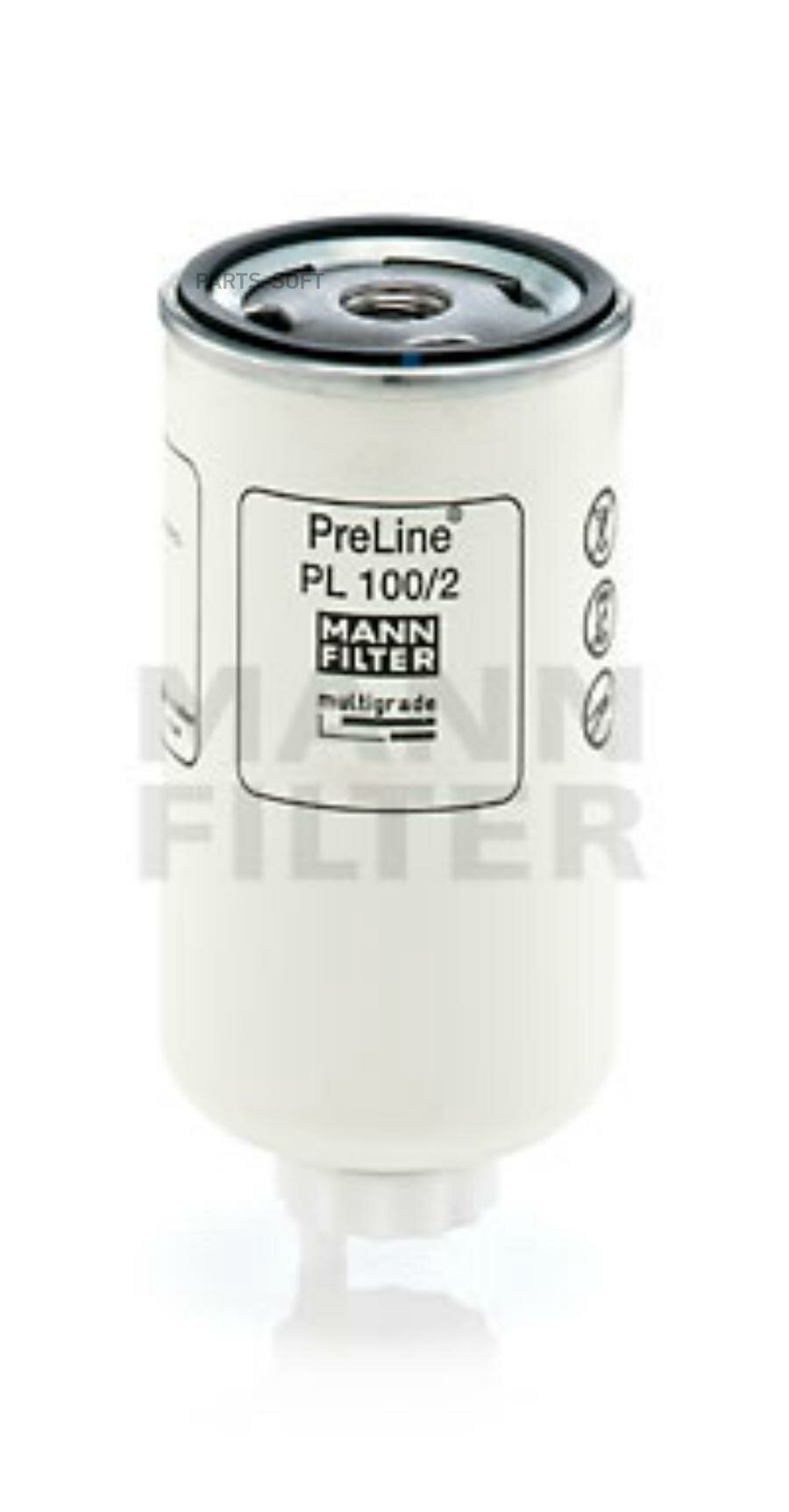 MANN-FILTER PL100/2 фильтр топл UNIVERSAL