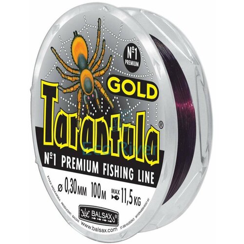 леска tarantula spider grey 0 20мм 100м Леска Balsax Tarantula Gold 0.12 100м