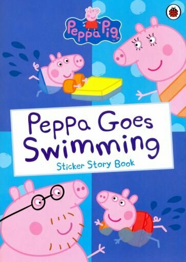 Peppa Pig. Peppa Goes Swimming (Sticker Story Book) - фото №1