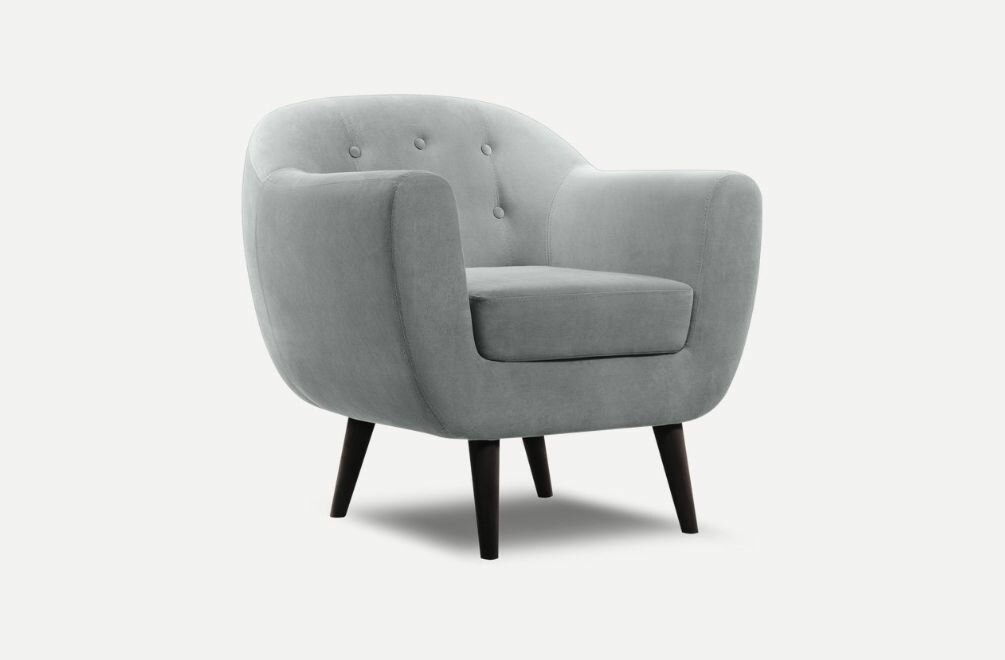 Кресло Роттердам Velvet Grey