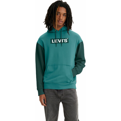 Худи Levi's, размер XL, зеленый tokyo revengers hoodie men s sweatshirts anime matsuno chifuyu graphic hoodie men sportswear japan anime cosplay streetwear