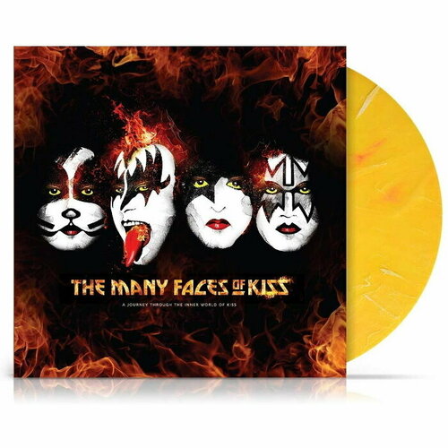 VARIOUS ARTISTS The Many Faces Of KISS: A Journey Through The Inner World Of KISS, 2LP (Limited Edition, Colored Vinyl, 180 Gram) various artists the many faces of led zeppelin a journey through the inner world of led zeppelin 2lp limited edition brown marbled vinyl