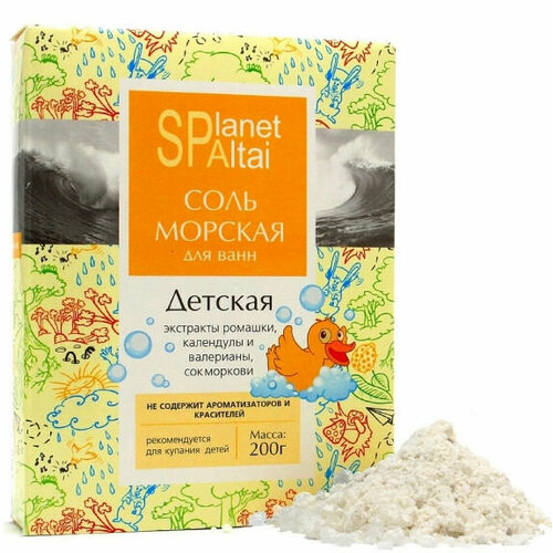 Соль для ванн Planet SPA Детская, 200г