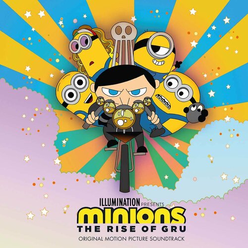 rza виниловая пластинка rza saturday afternoon kung fu theater Various Artists – Minions: The Rise of Gru O.S.T. (Limited Yellow & Blue Swirl Vinyl)