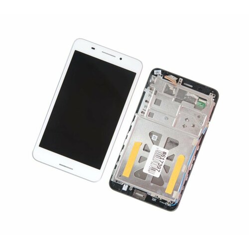 Display / Дисплей ZeepDeep в сборе с тачскрином и передней панелью для Asus FE375CXG-1B белый,