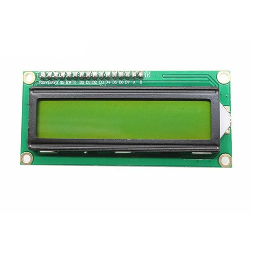 LCD дисплей 1602, HD44780, 16 символов, 2 строки, зеленый (без i2c переходника)