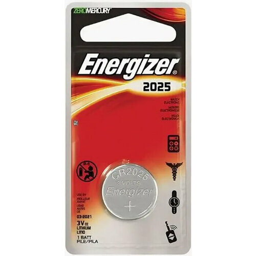 Батарейка Батарейка CR2025 3B литиевая Energizer в бластере 1 шт.