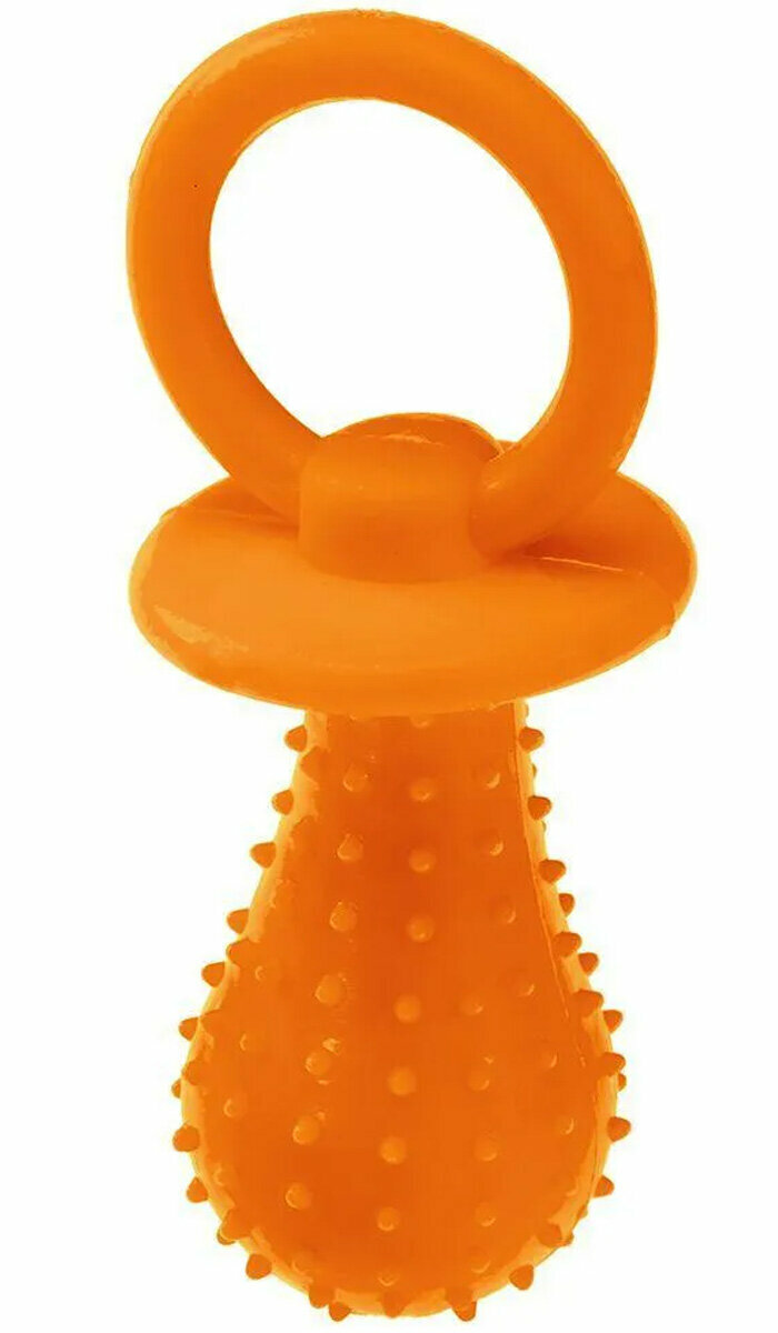 Ferplast игрушка-пустышка PA 6422 для кошек термопластик (оранжевая) - фото №1