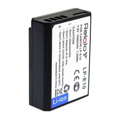 Аккумулятор Relato LP-E10 (Canon LP-E10) 7.2V, 1000mAh