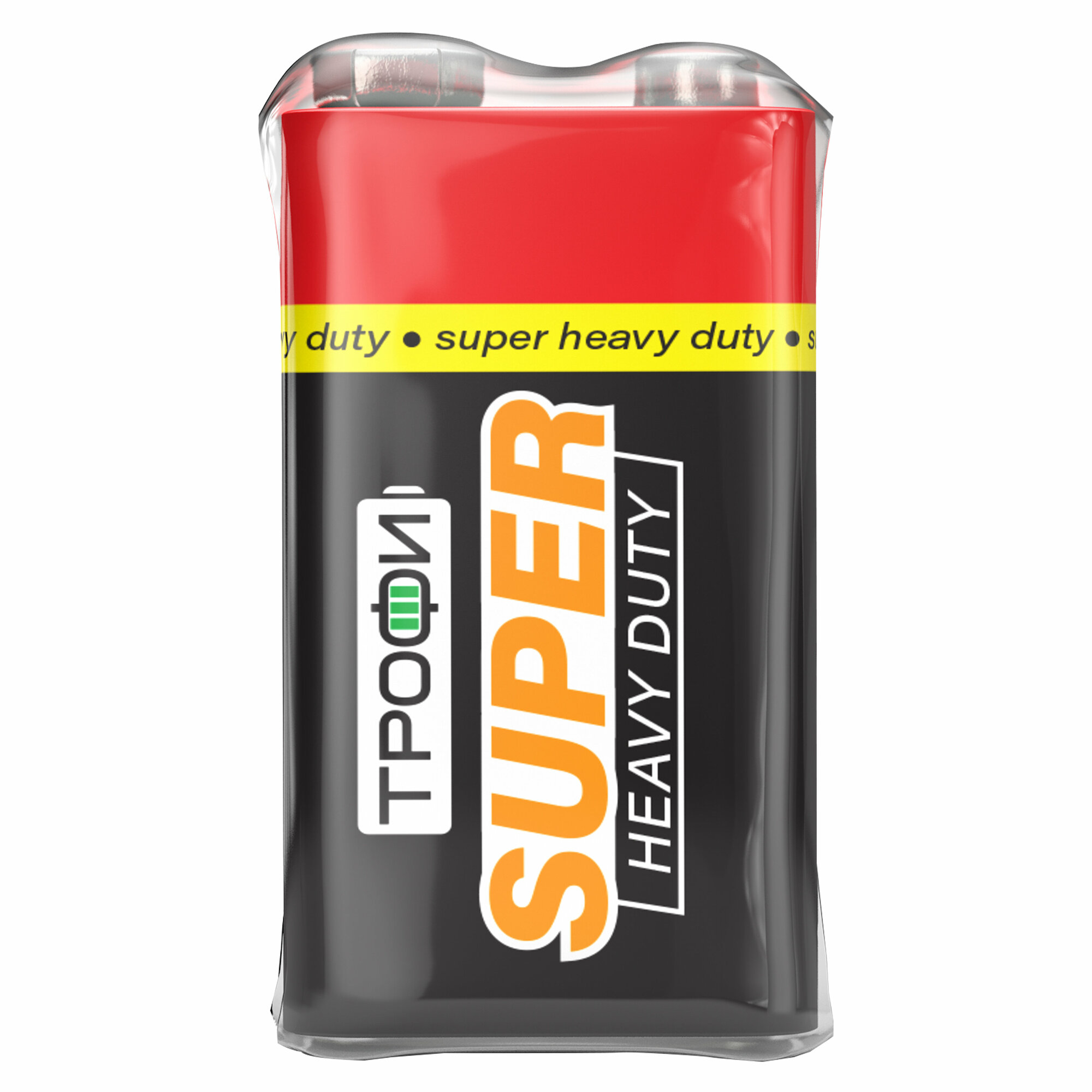 Батарейки Трофи 6F22-1S SUPER HEAVY DUTY Zinc арт. C0033717 (1 шт.)