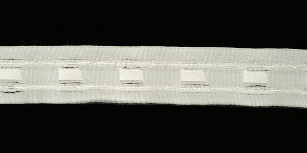 Лента шторная 32мм сборка: карандаш арт.09с3546 цв. белый рул. 100м